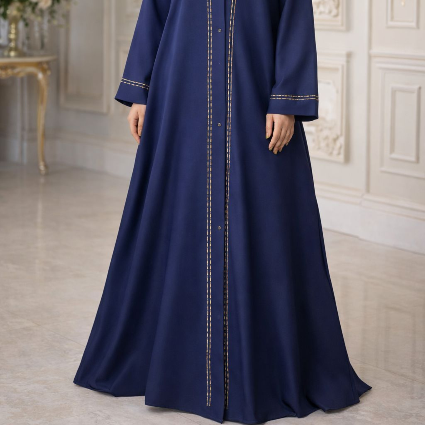 Fancy Abaya - Lavender Blue