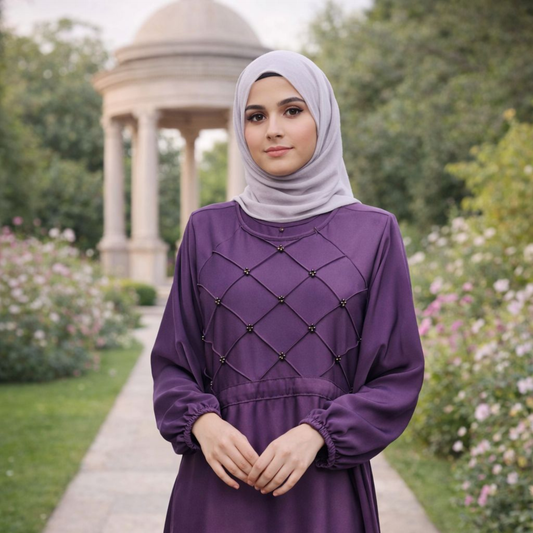 Fashion abaya - Purple