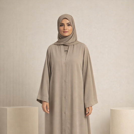 Elastic Open Front - Kahki