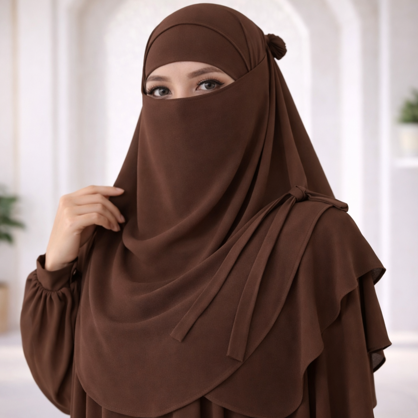 Matching Hijab, Niqab & Cap