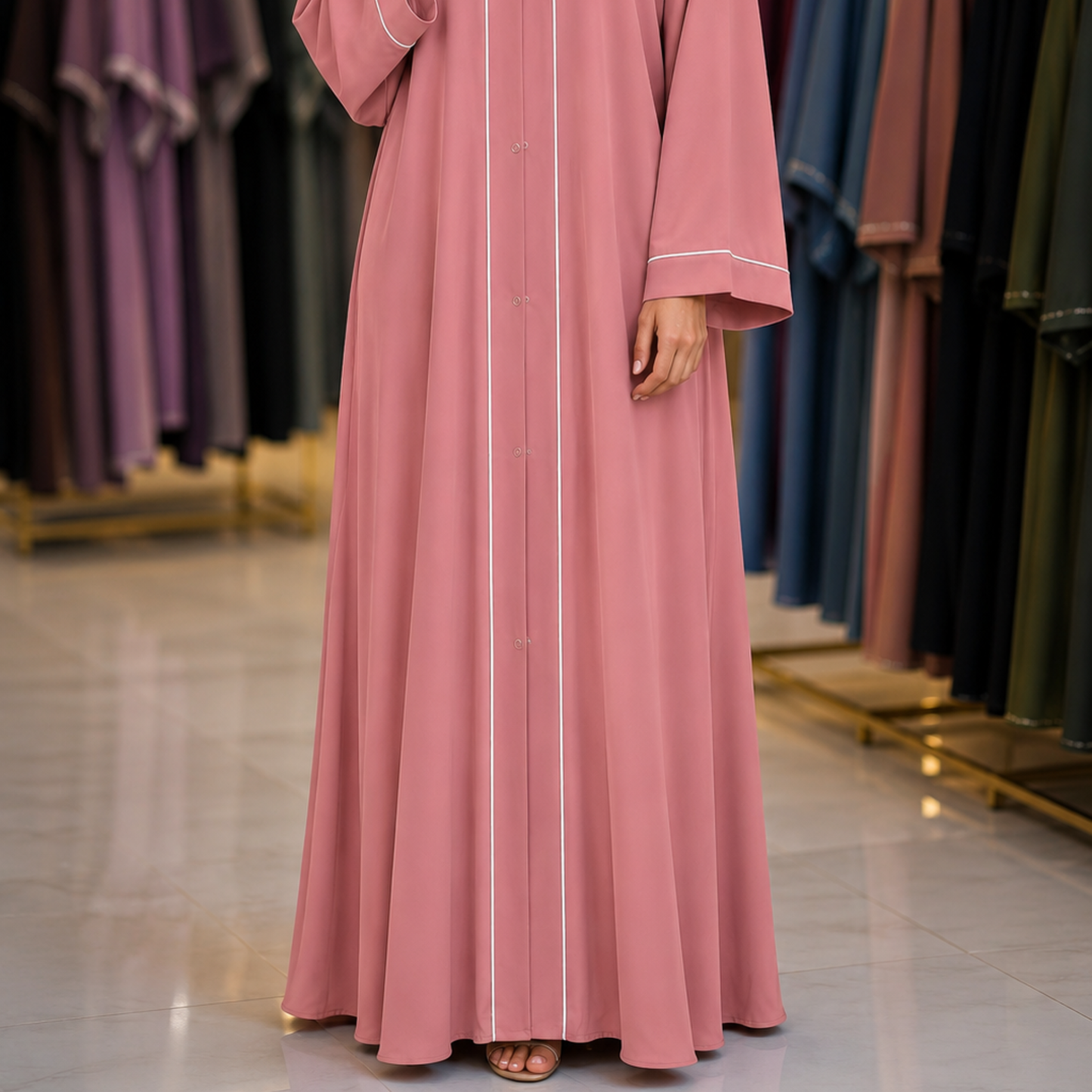 Pipin abaya - Pink