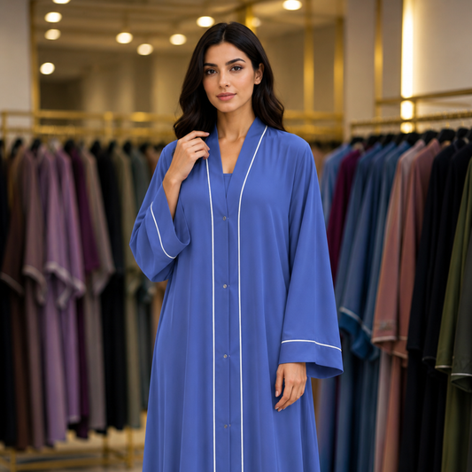 Pipin abaya - Periwinkle Blue