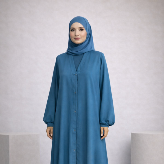 Elastic Open Front Abayas Deal