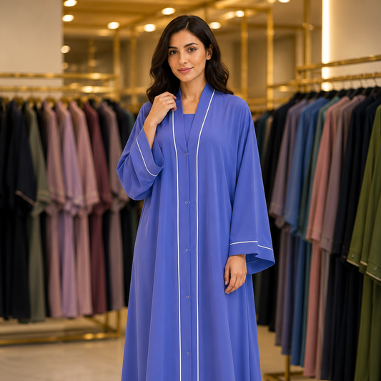 Pipin abaya - Steel Blue