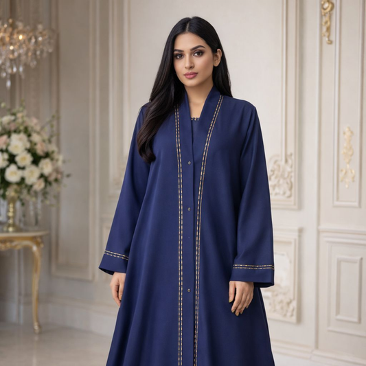 Fancy Abaya - Lavender Blue
