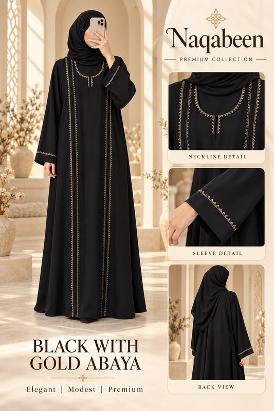 Black Gold Abaya