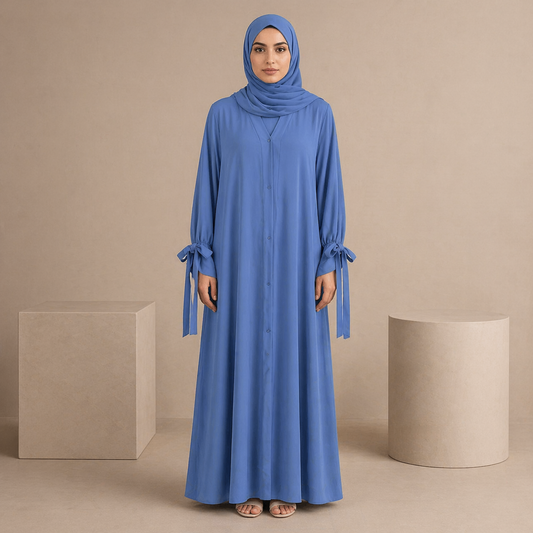 Tie Abaya - Periwinkle Blue