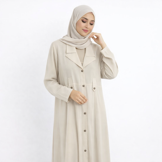 Denim Coat Abayas Deal