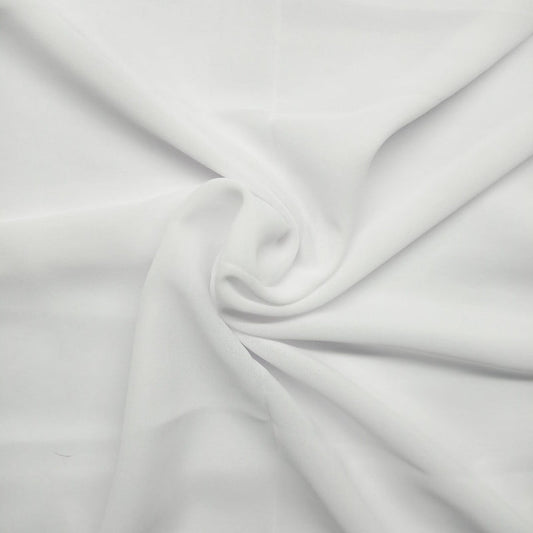 Georgette Hijab – Pure White