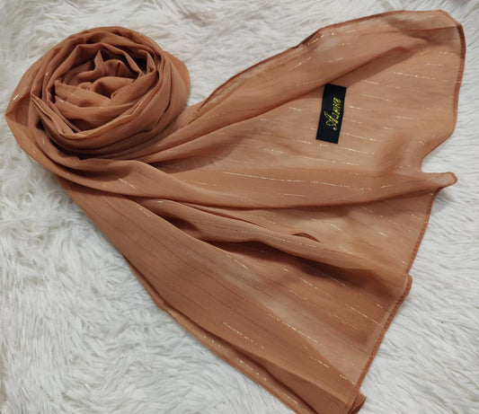 Chiffon Hijab - Brown