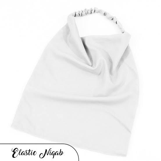 Elastic Niqab - White
