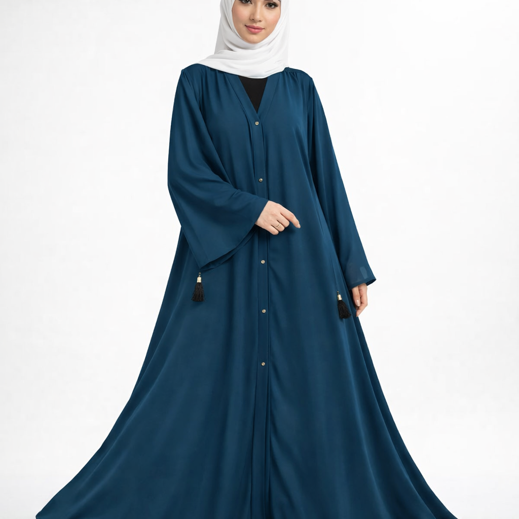 Big flare plain abaya