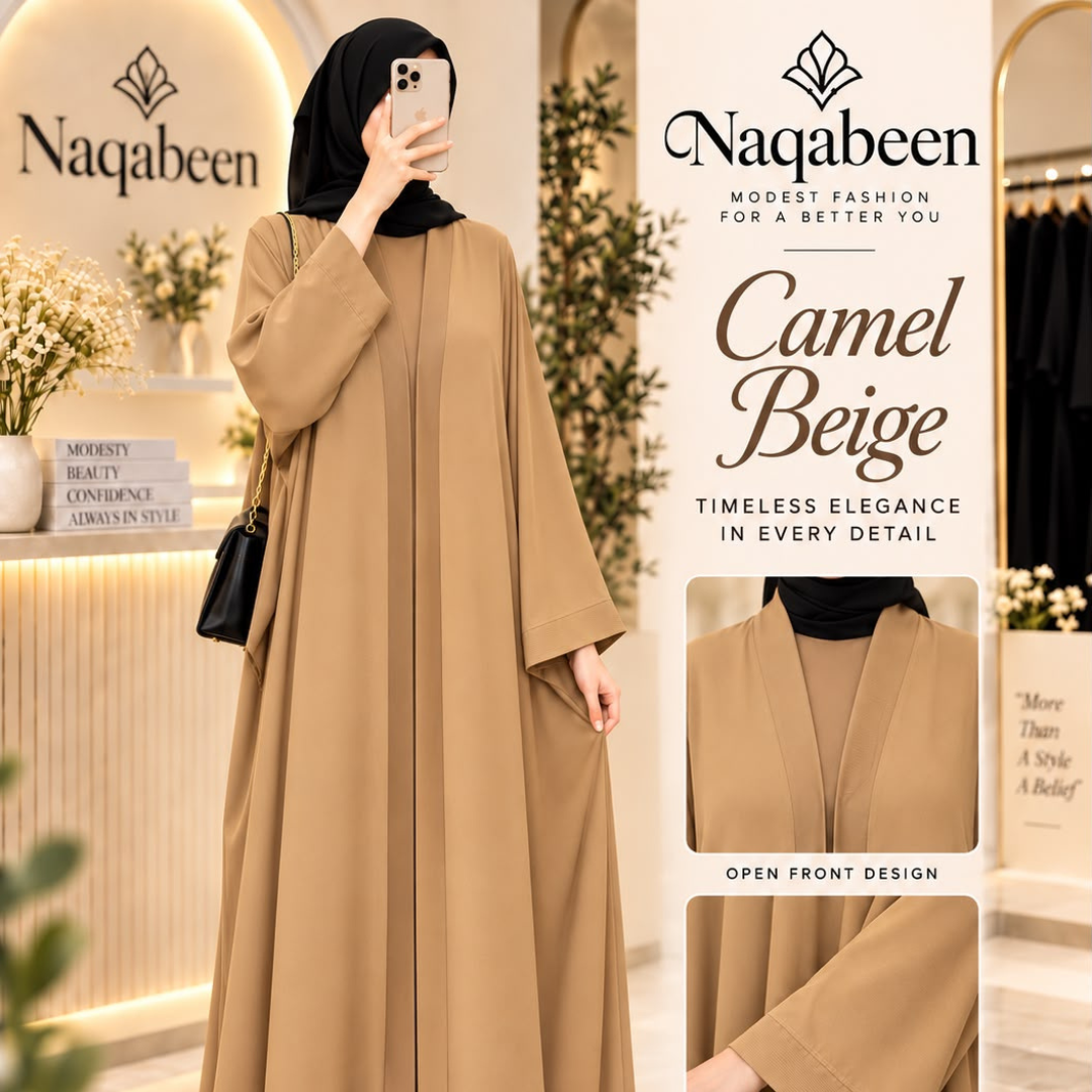 Hidden Button Abaya