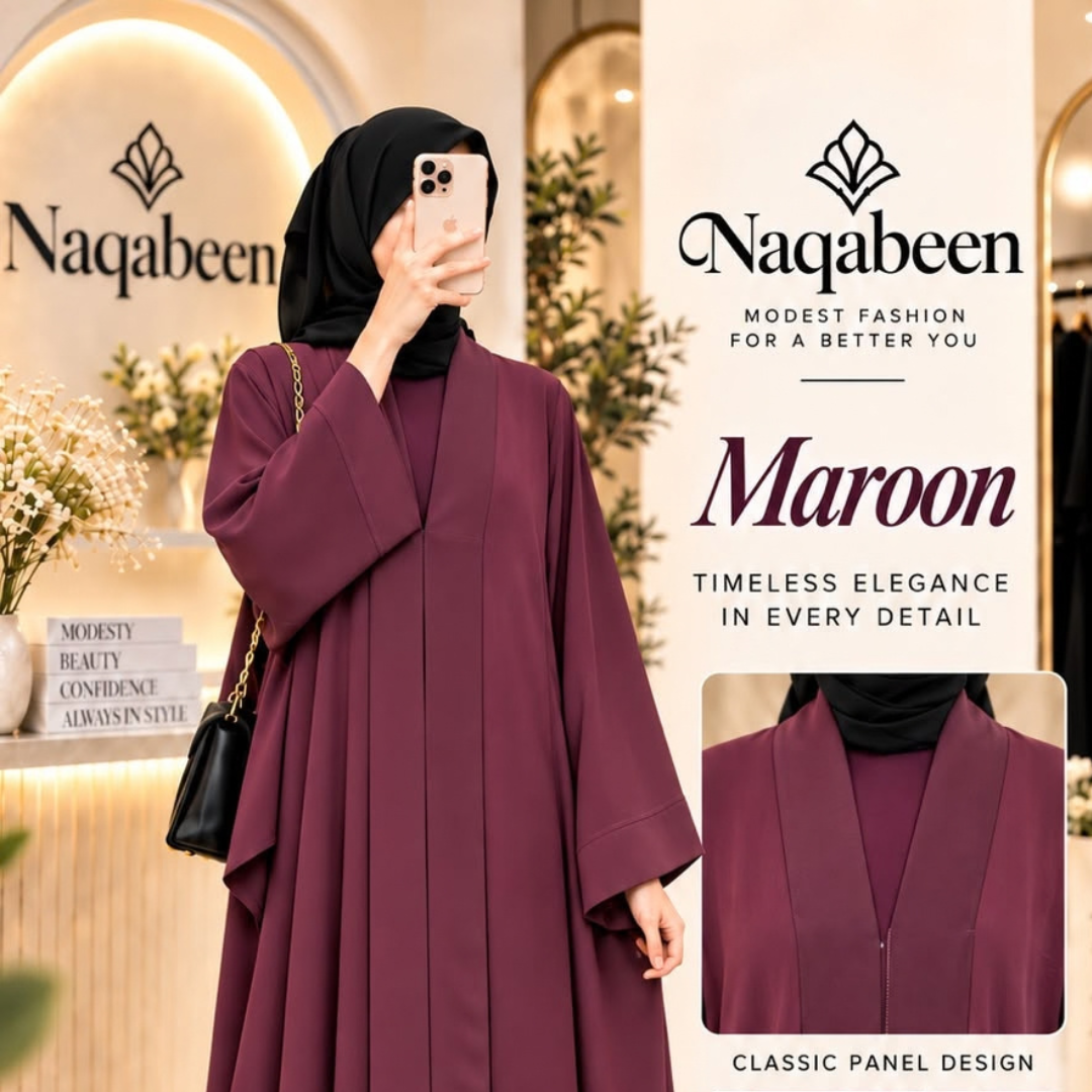 Turkish Front Open Abaya