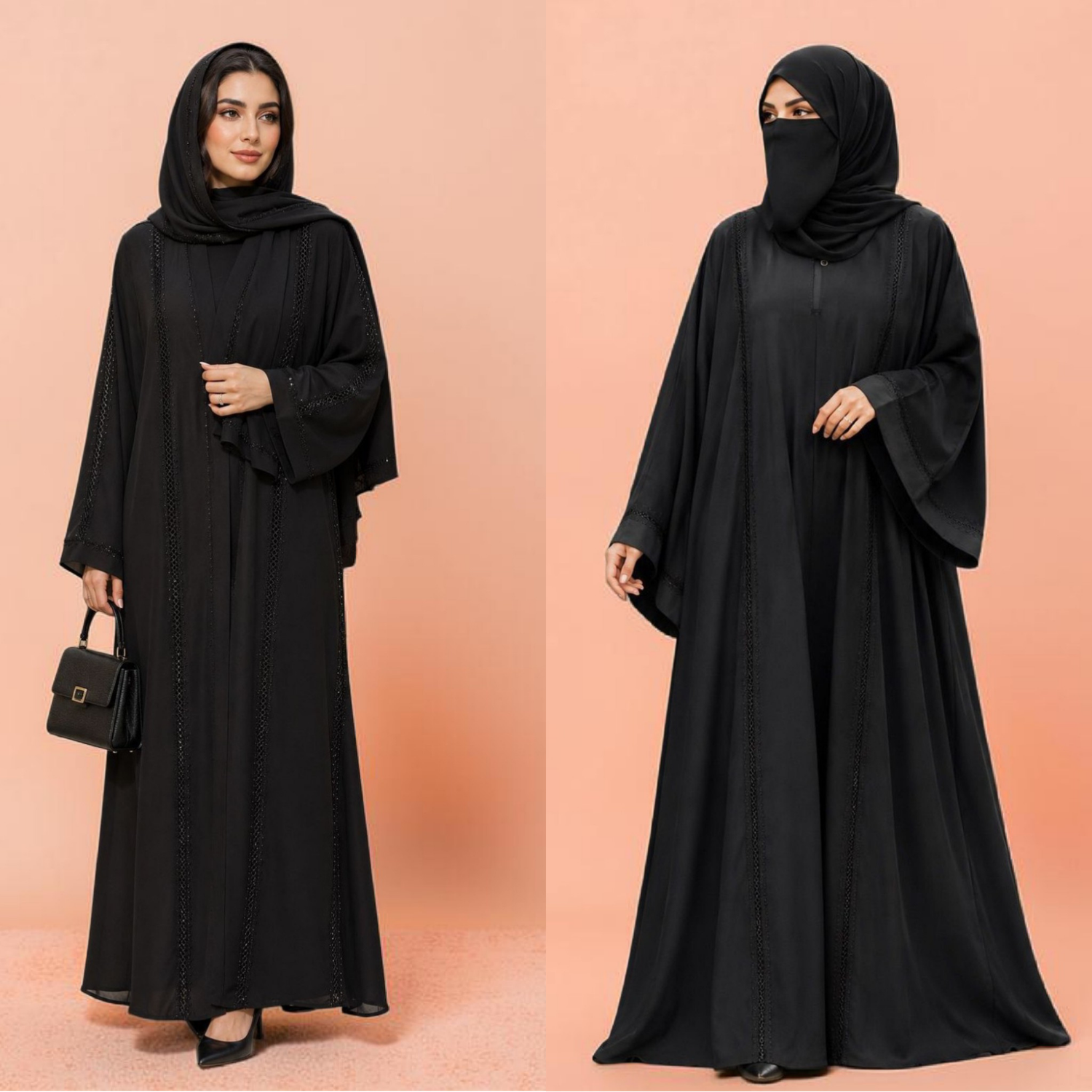 Lace Design Abaya