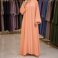 Pipin abaya - Light Coral Pink