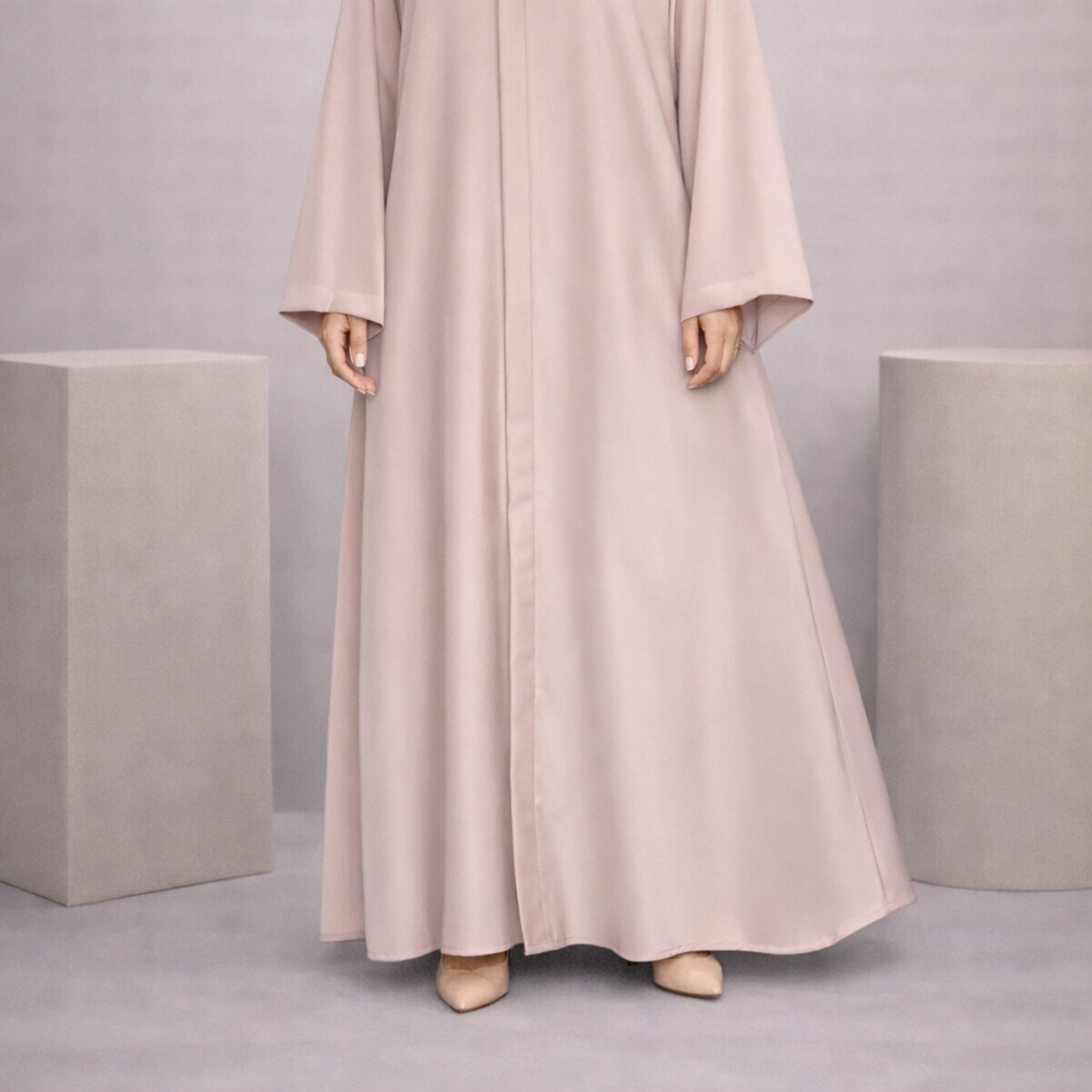 Tiktok Abaya - Zephyra Pink