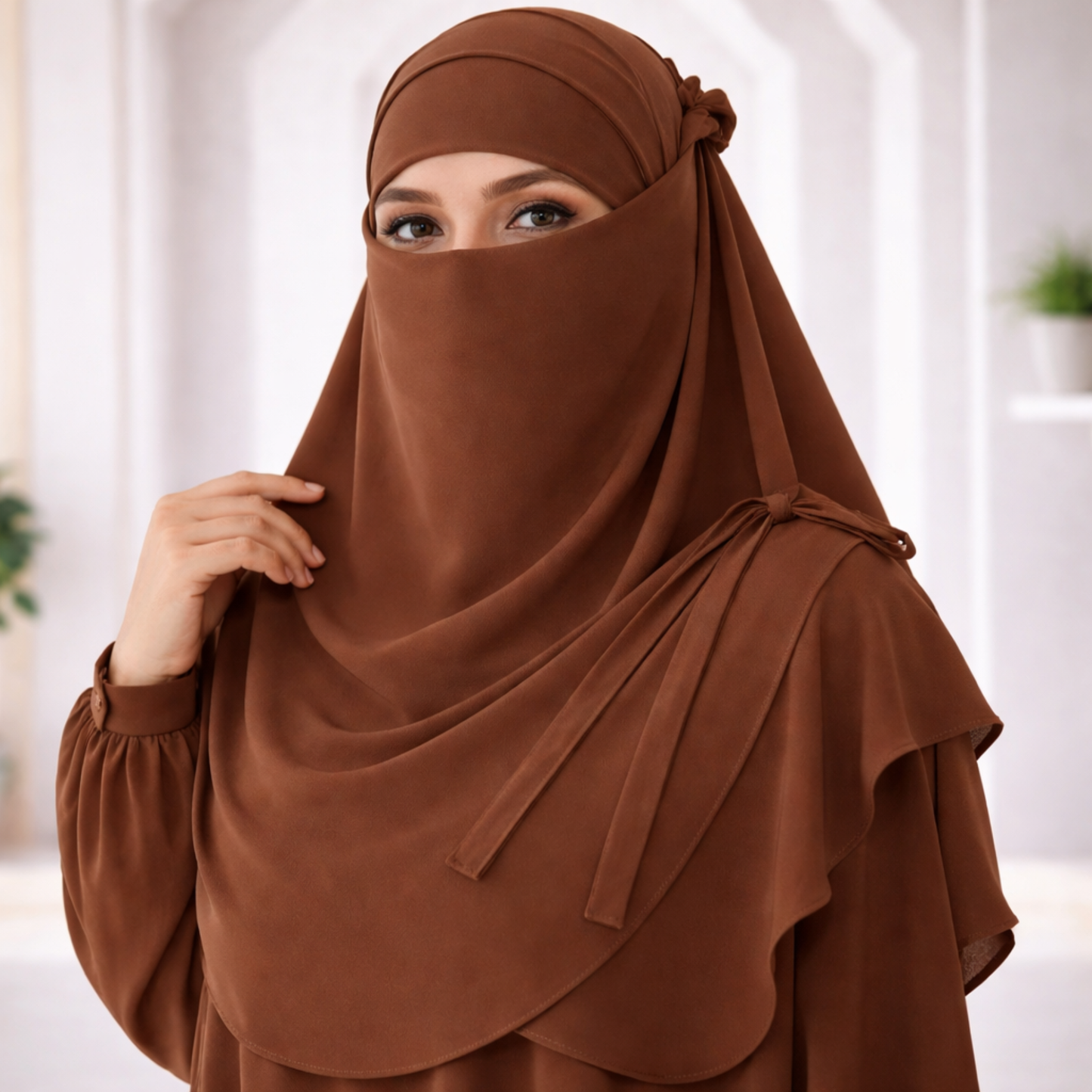Matching Hijab, Niqab & Cap