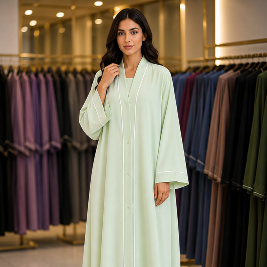 Pipin abaya - Light Mint