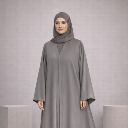 Tiktok Abaya - Gray