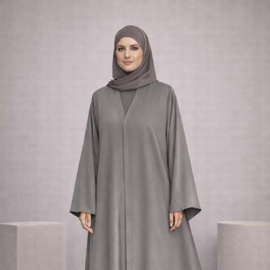 Tiktok Abaya - Gray