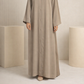 Elastic Open Front - Kahki