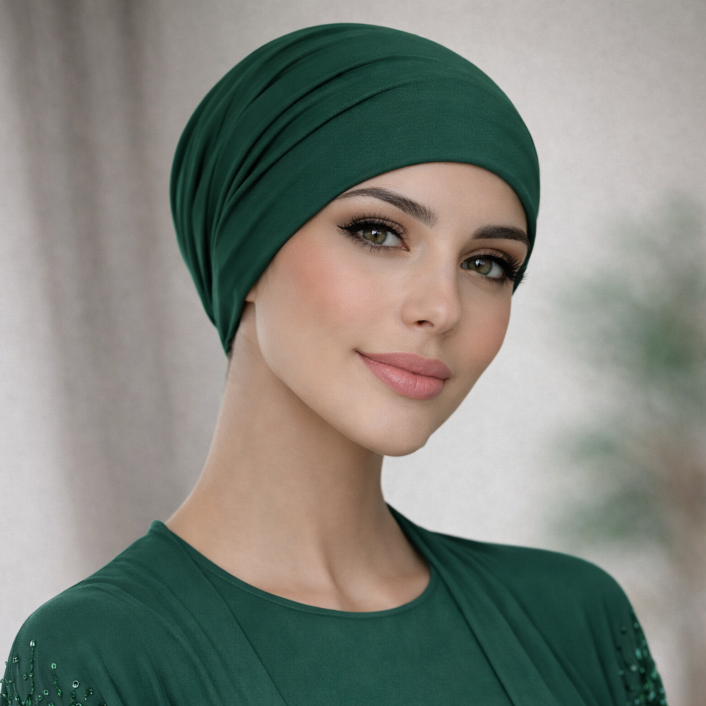 Tube Cap - Peacock Green
