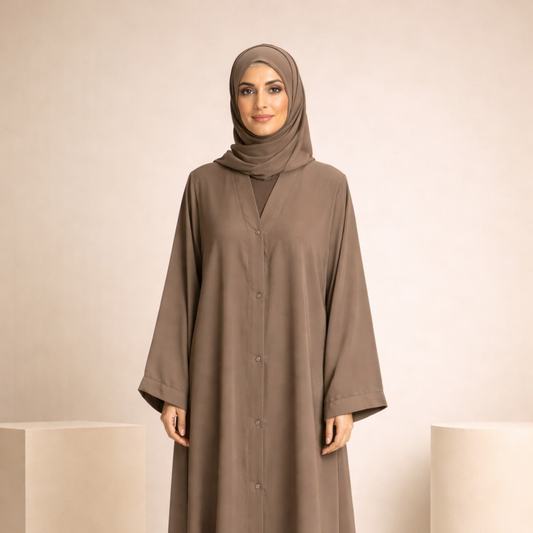 Plain Abaya - Camel