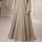 Fancy Abaya - Kahki