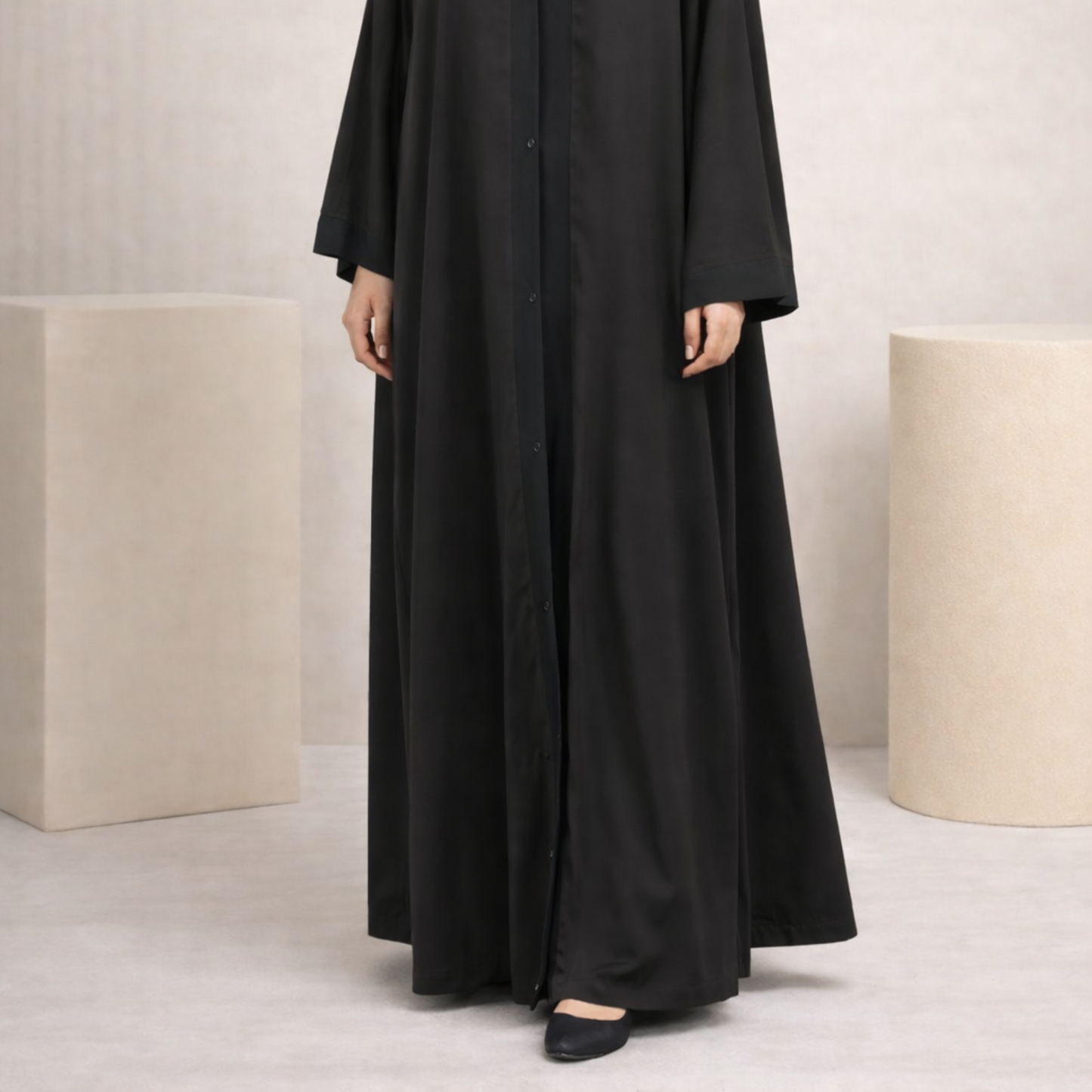 Plain Abaya - Black