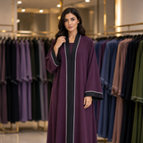 Pipin abaya - Dark Purple