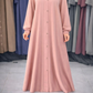 Tie and Die Abaya - Pink