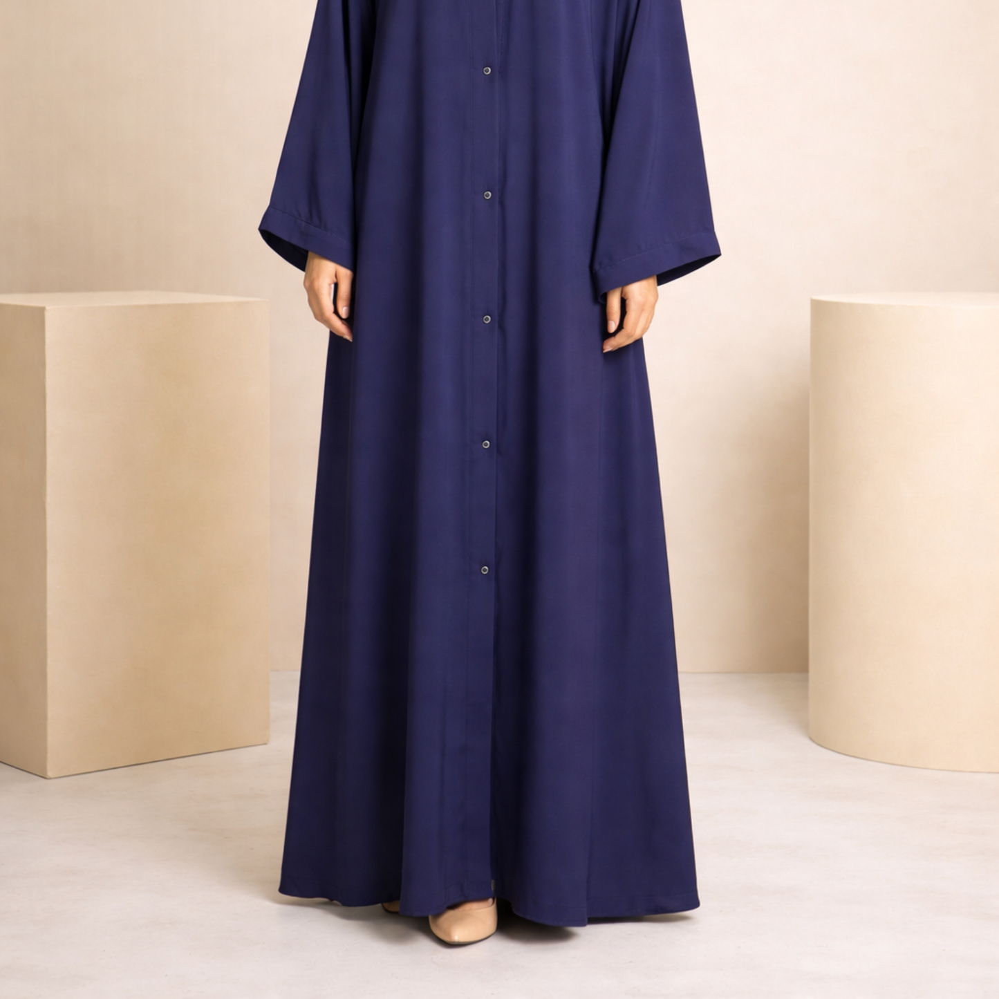 Plain Abaya - Blue