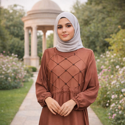 Fashion abaya - Dusty Pink