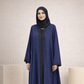 Elastic Open Front - Black-Blue