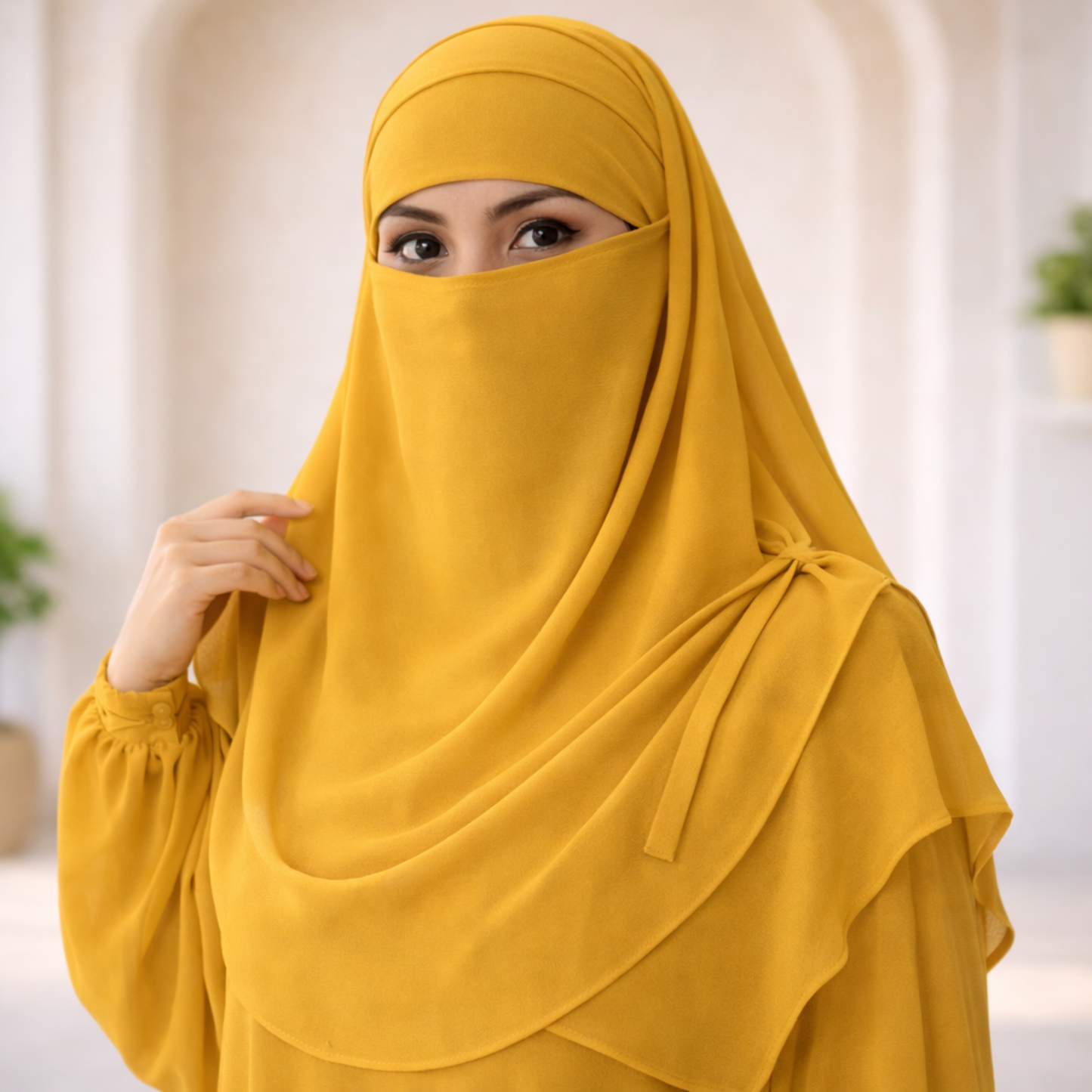 Matching Hijab, Niqab & Cap