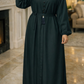 Belt Abaya - Dark Cyan
