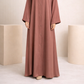 Plain Abaya - Maple