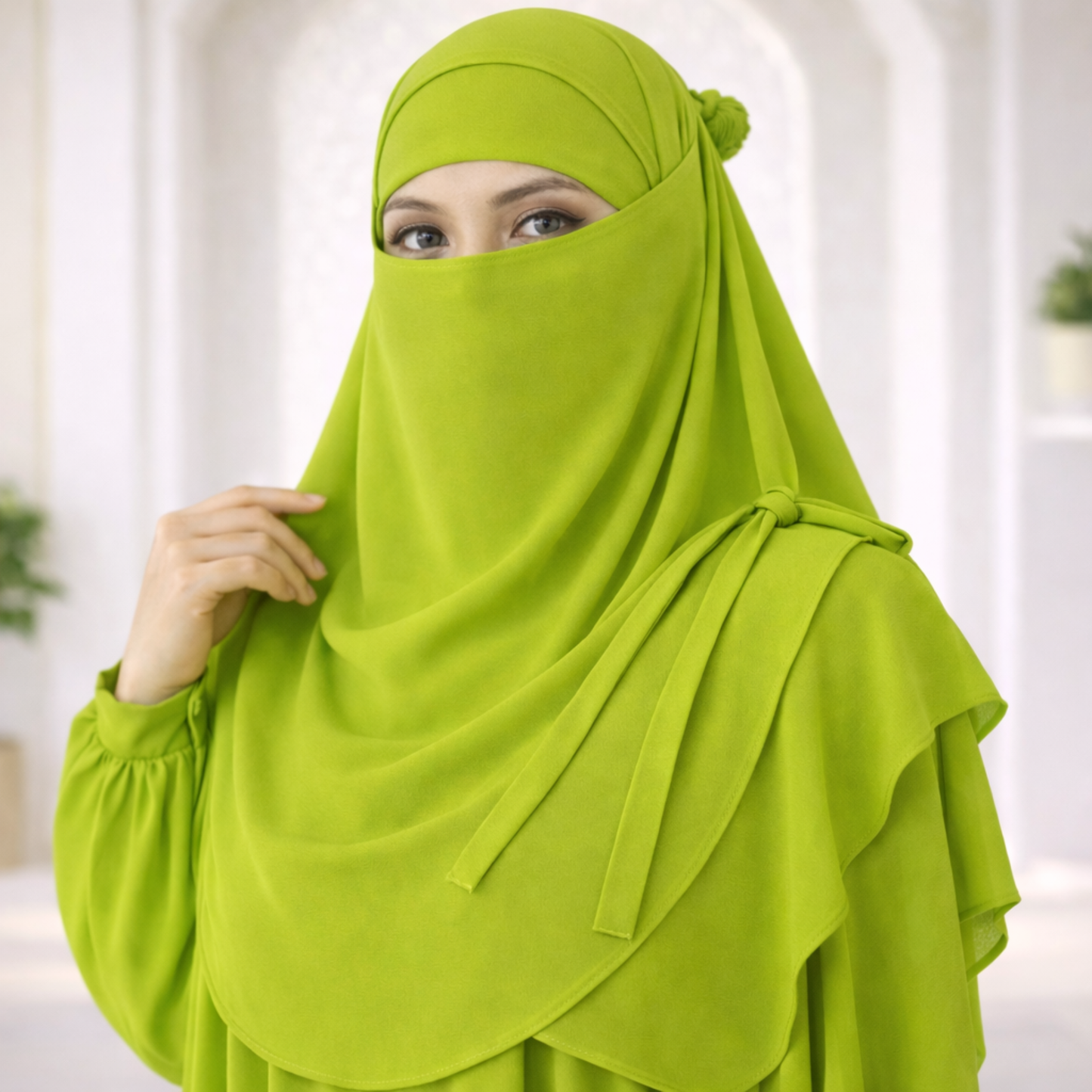 Matching Hijab, Niqab & Cap