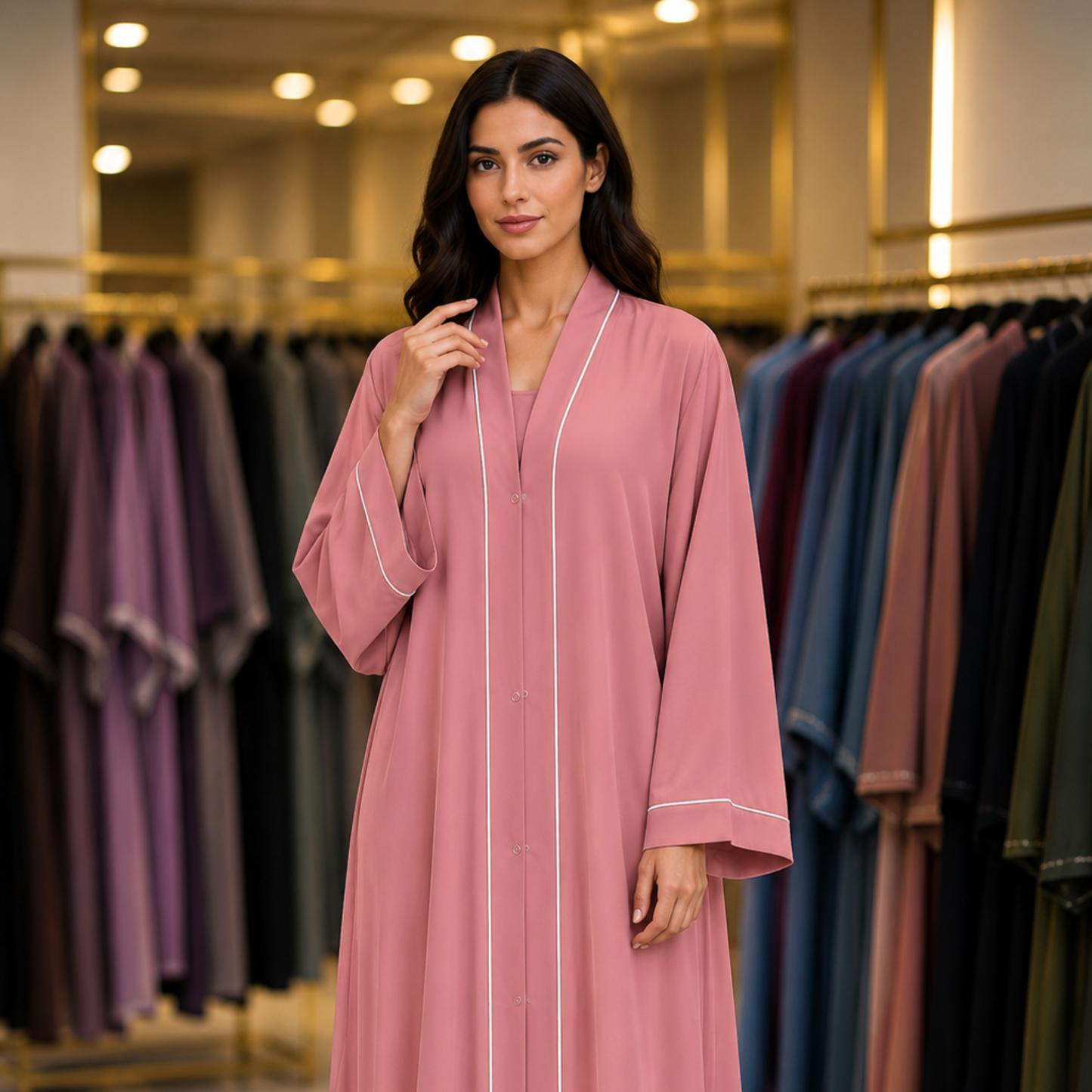 Pipin abaya - Pink
