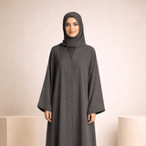 Plain Abaya - Greige