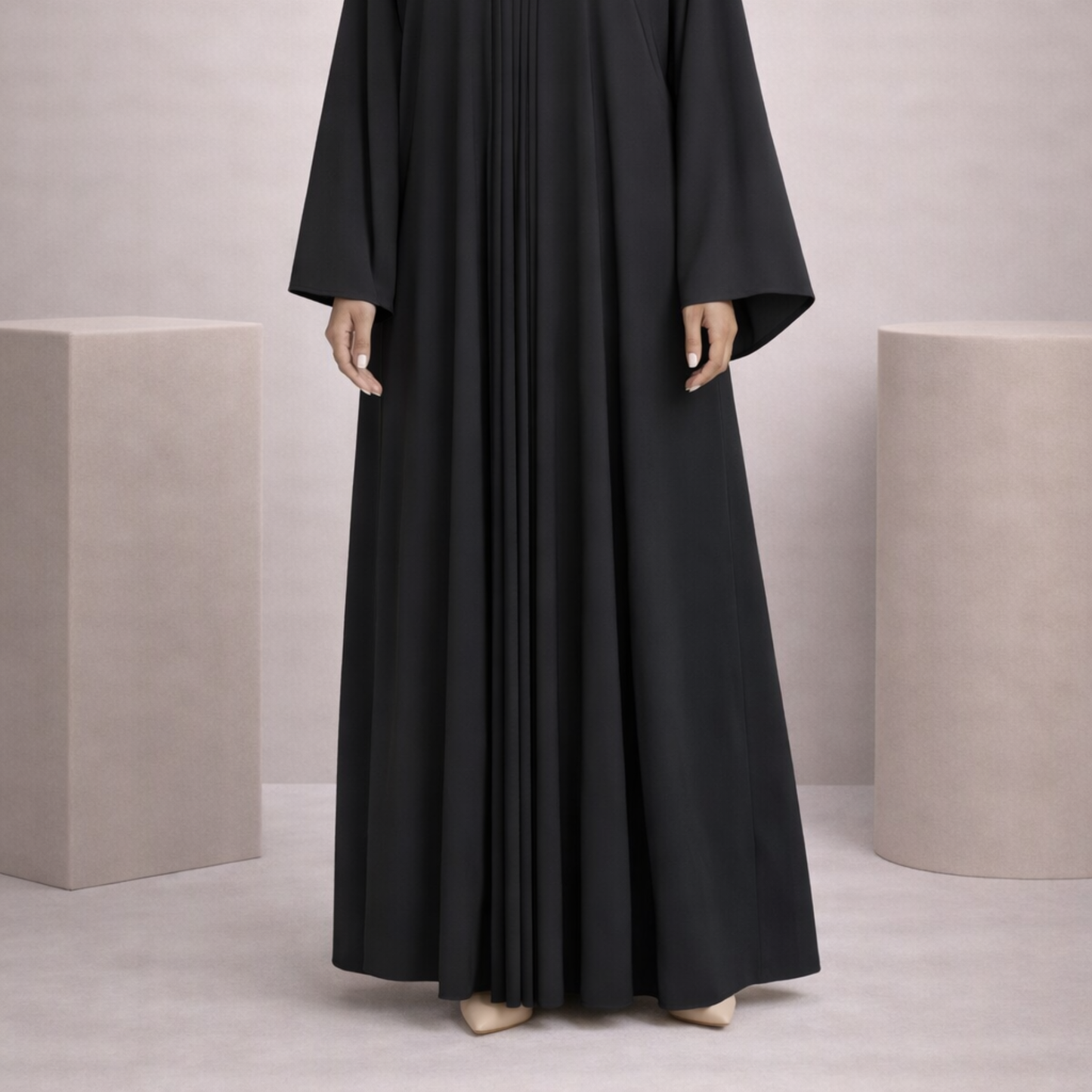 Dubai Style Abaya - Black