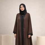 Elastic Open Front - Black-Brown