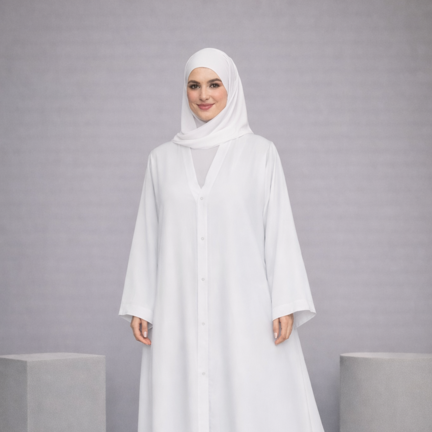 Elastic Open Front Abayas Deal