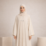 Dubai Style Abaya - Beige