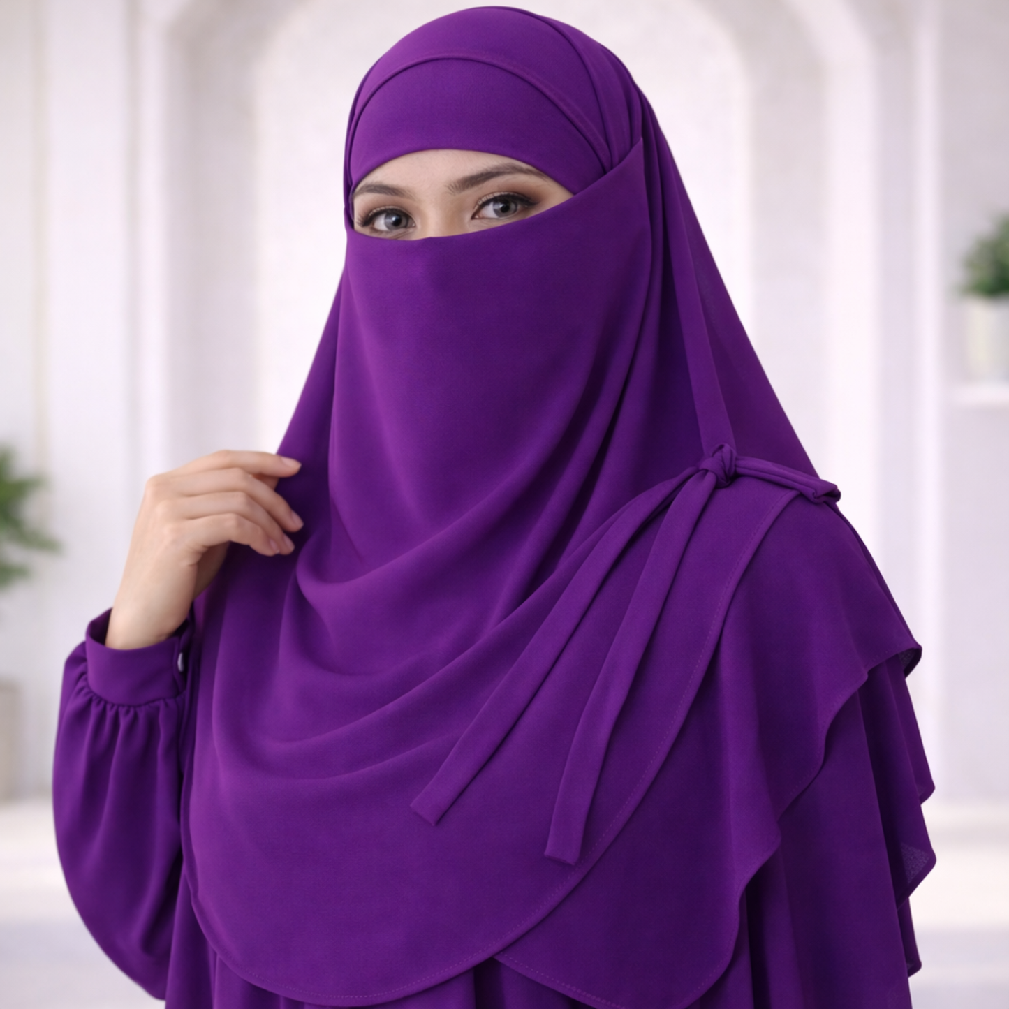 Matching Hijab, Niqab & Cap