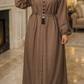 Belt Abaya - Dusty Mauve