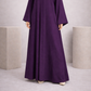Tiktok Abaya - Dark Plum