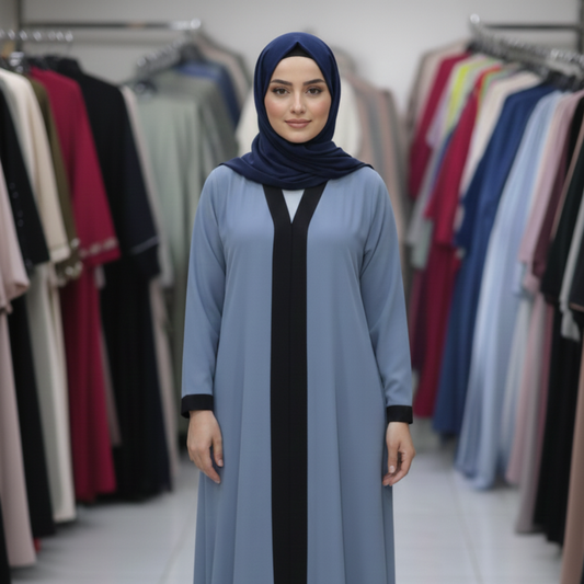 Elastic Open Front Abayas Deal
