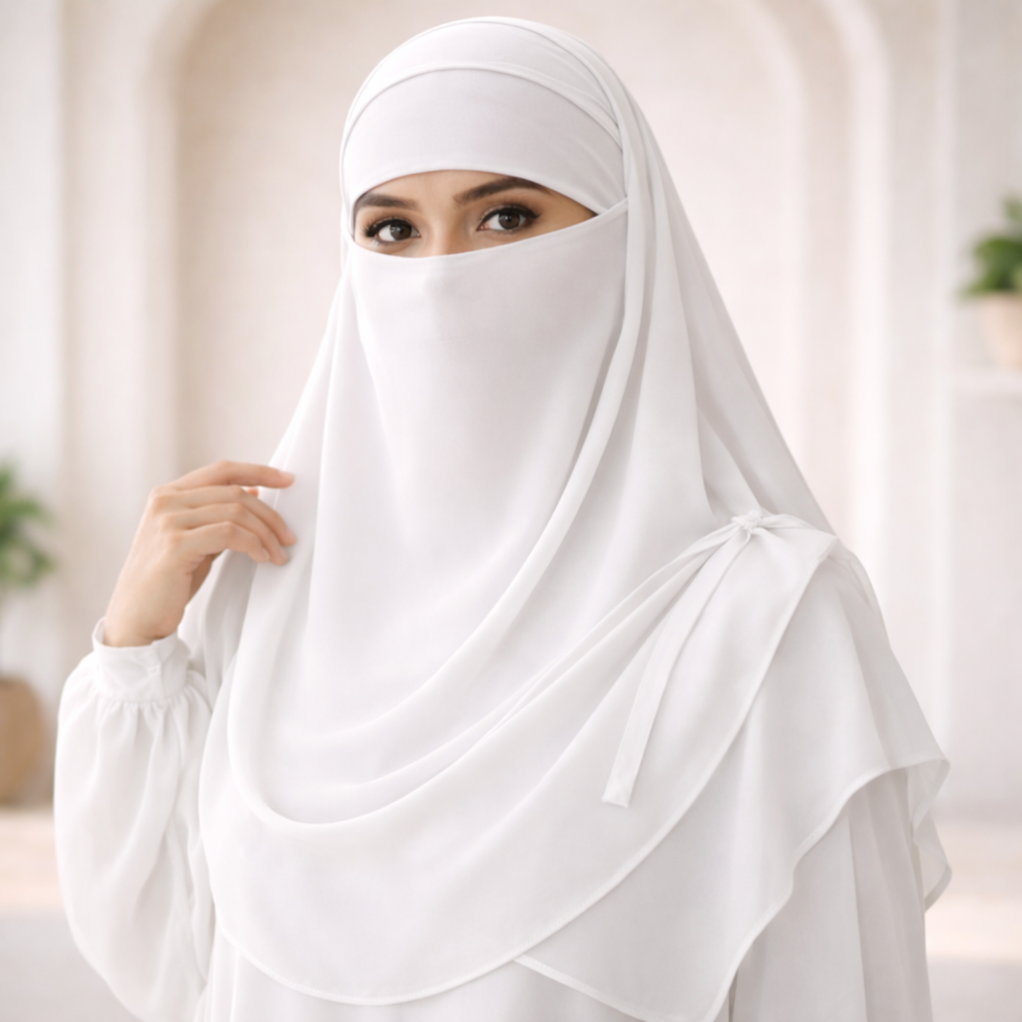 Matching Hijab, Niqab & Cap